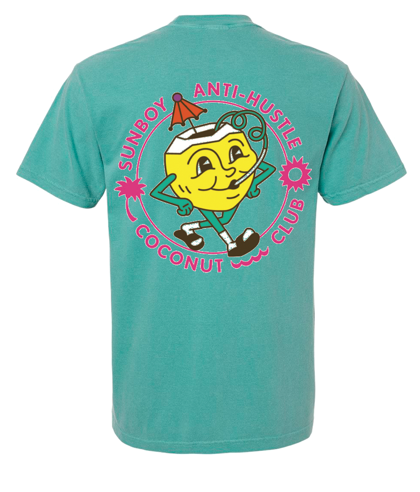 SUNBOY Anti-Hustle Coconut Club T-Shirt